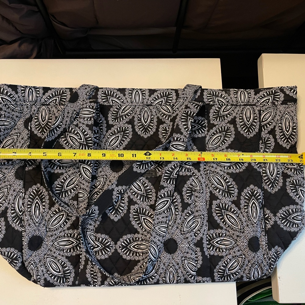 Vera Bradley Black and White Quilted Tote